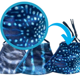 Ocean Print Face Masks (with carbon filters)